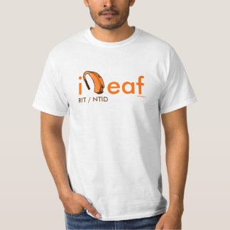 T-shirt aide d'iDeaf-audition, RIT/NTID - ABSdesigns