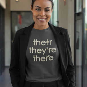 T-shirt Aide pédagogique élémentaire sombre Vocabulaire En