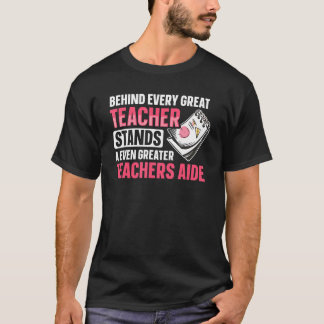T-shirt Aide pour l'enseignant de retour à l'école pour un