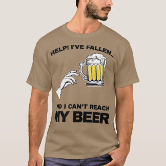 T-shirt Aide vintage Je suis tombé et je ne peux pas attei