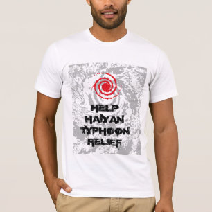 T-shirt Aidez Haiyan à secourir les typhons