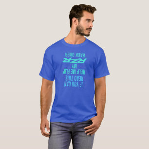 T-shirt Aidez-moi à renverser mon RZR de retour plus de