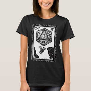 T-shirt Aïe ! Naturel 1 ! Échec au test de Sagesse !