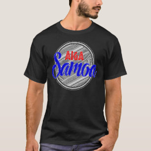 T-shirt Aiga Samoa Aiga Signifie Famille À Samoan Samoan D