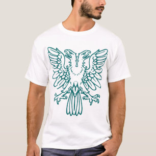 T-shirt Aigle à deux têtes - Vert mousse