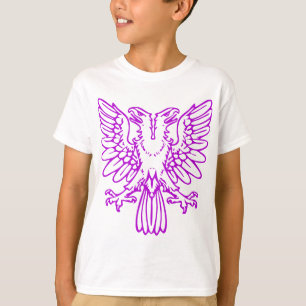 T-shirt Aigle à deux têtes - violet