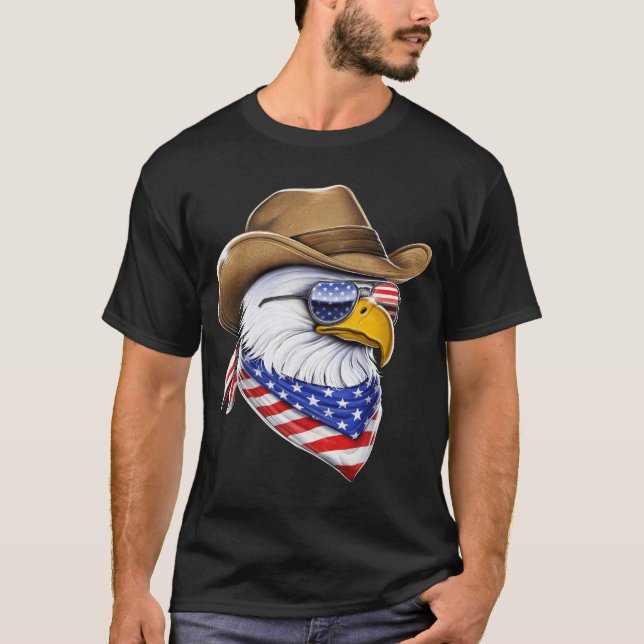 T-shirt Aigle à tête blanche américaine (Devant)