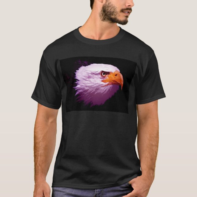 T-shirt Aigle à tête blanche américaine (Devant)