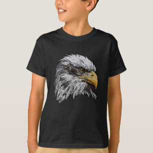 T-shirt Aigle à tête blanche Graphique Animal symbole nati