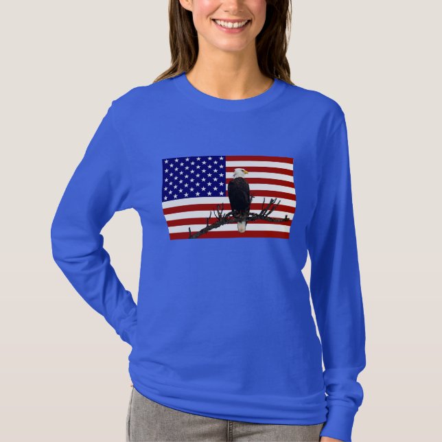T-shirt Aigle à tête blanche toujours en vigueur (Devant)
