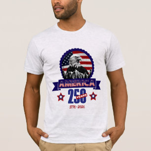 T-shirt Aigle Américain Patriotique Joyux 250e Anniversair