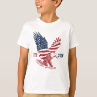 Aigle Américain Patriotique Joyux 250e Anniversair