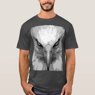 T-shirt Aigle animal tendance Face Modèle Hommes moderne