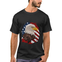 Aigle avec drapeau américain Patriotiques Patrioti