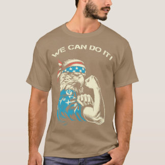 T-shirt Aigle Bald On Peut Le Faire Parodique