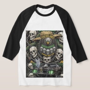 T-shirt Aigle Bouncer Chapeau de Paille Muscle Car Collage