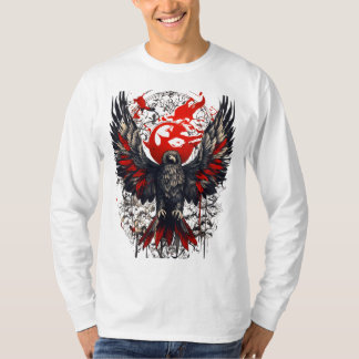 T-shirt Aigle Cristal : Libérez Votre Esprit Sauvage