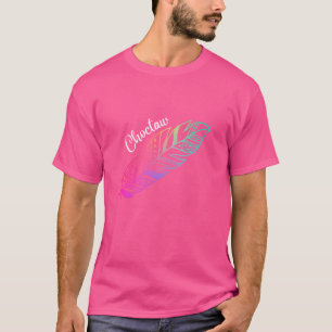 T-shirt Aigle de plume autochtone Amérindien Choctaw Tri