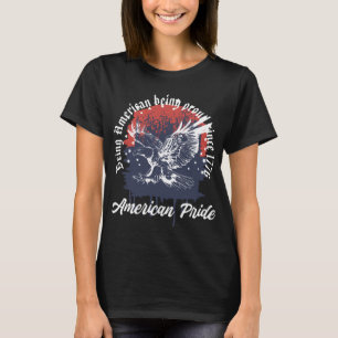 T-shirt Aigle fière d'être américain