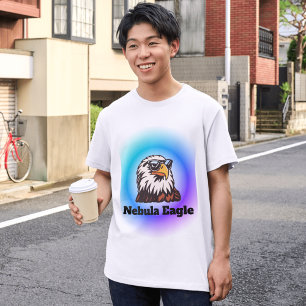 T-shirt Aigle néon nébuleuse