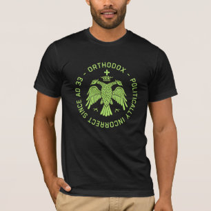 T-shirt Aigle orthodoxe Cadeau chrétien conservateur