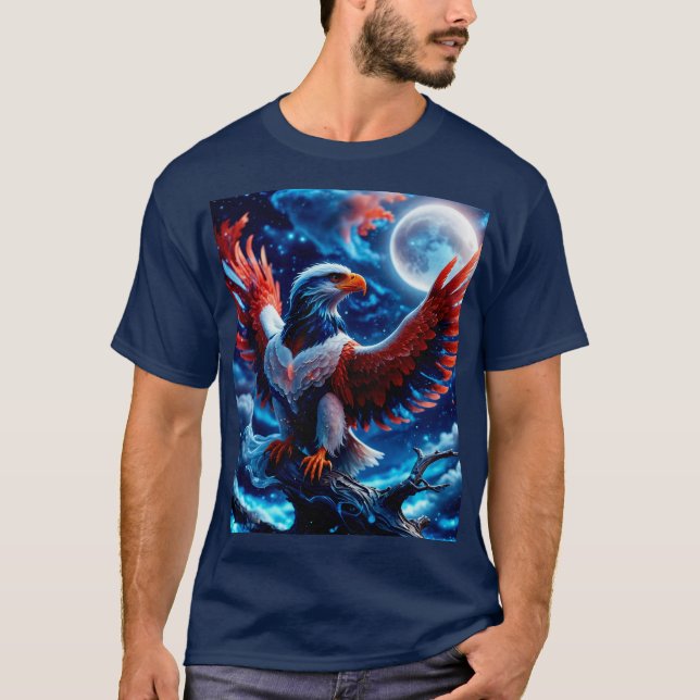 T-shirt Aigle patriotique 1 (Devant)