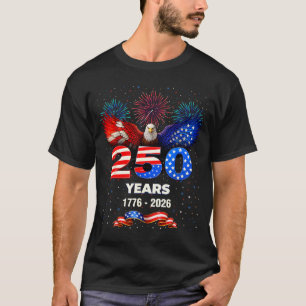 T-shirt Aigle patriotique 250e anniversaire des États-Unis