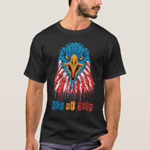 T-shirt Aigle Patriotique 4 juillet 1776 Nous, Le Peuple,