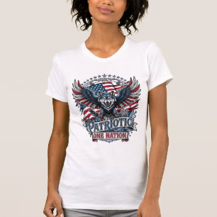 T-shirt Aigle Patriotique Loup Hybride Animal Hybride Patr