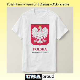 T-shirt Aigle polonaise 🦅 Polski Pologne Réunion familial