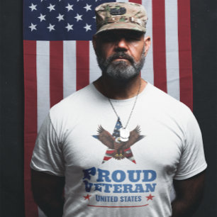 T-shirt Aigle Vétéran Fier 