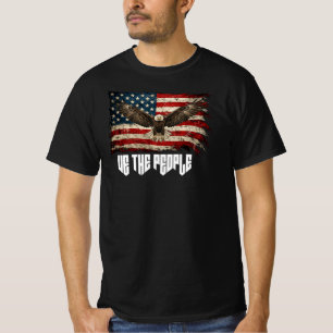 T-shirt Aigle We the People, Drapeau Américain