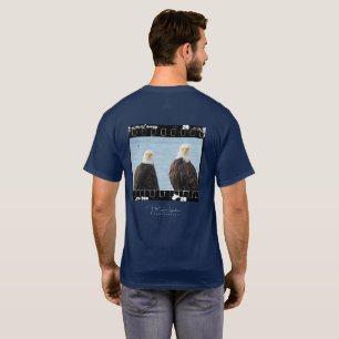 T-shirt Aigles chauves drôles bandes de film de visages gr