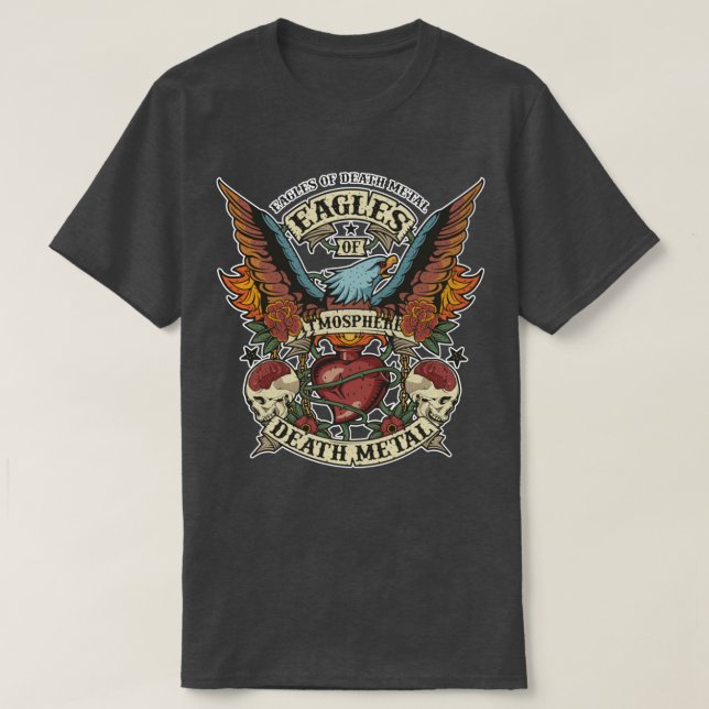 T-shirt AigLES DE MÉTAL MORT 4 (Design devant)