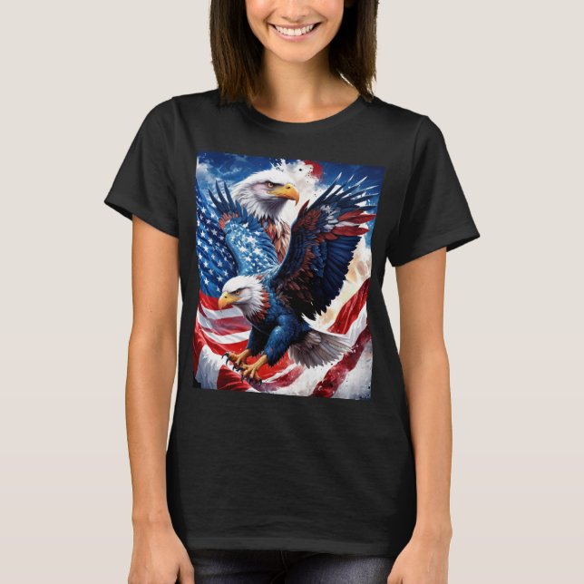 T-shirt Aigles en vol (Devant)