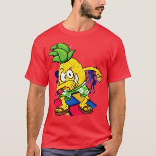 T-shirt Aiguille ananas Fruit tropical Danser Vegan
