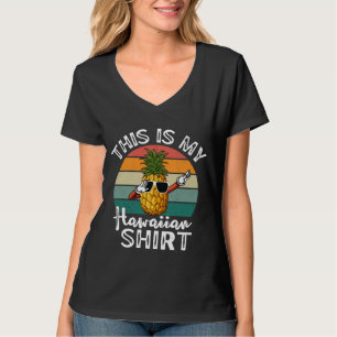 T-shirt Aiguille C'Est Mon Cou-V Hawaïen Femmes