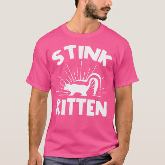 T-shirt Aiguille Chatte Aiguille Noire Aiguille Fille Noir