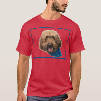 T-shirt Aiguille dorée rouge mou