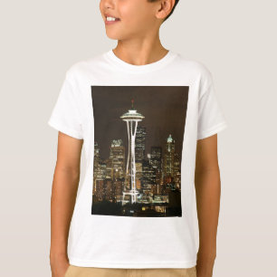 T-shirt Aiguille verte de l'espace de Seattle Washington