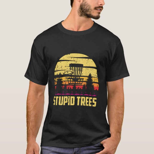 T-shirt Aiguilles Disque Golf Frisbee Golf Humour (Devant)