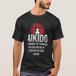 T-shirt Aikido 2 Faire La Technique Samurai Sports Combat