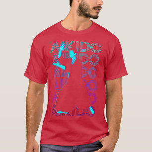 T-shirt Aikido Arts Martiaux Japonais Retro Aikido Cadeau