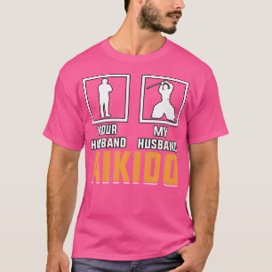 T-shirt Aikido Arts Martiaux Kanji Martial Arts Hommes