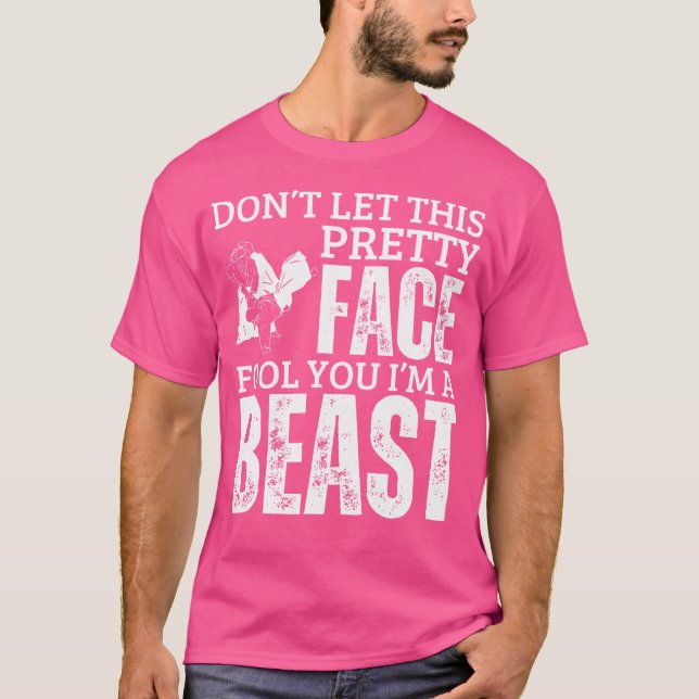 T-shirt Aikido Fille Je Suis Une Bête Drôle Femmes Aikido (Devant)