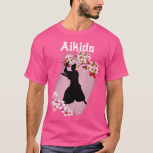 T-shirt Aikido Japon Cerise Blossom Japonais Martial Art A