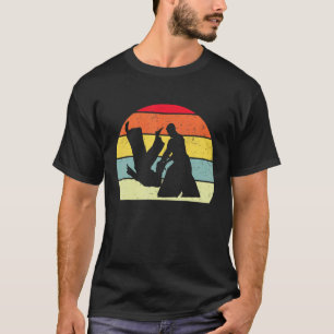 T-shirt AIKIDO Karaté Judo Arts martiaux cool rétro martia