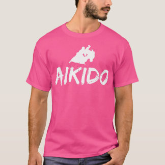 T-shirt Aikido Kokyu Nage Japonais Techniques d'arts marti