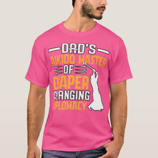 T-shirt Aikido Papa Le Maître De La Faucheuse Changer La D