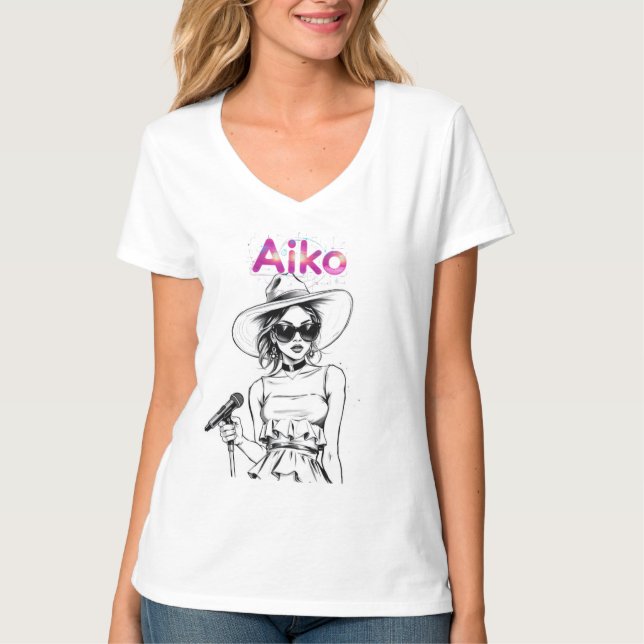 T-shirt AiKo 4 cassie (Devant)